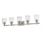 Z-Lite Bohin 5 Light Vanity, Brushed Nickel And Clear Seedy 464-5V-BN - alternate 4